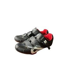 Peloton Black Leather Cycling Shoes – Unisex Size 38, Indoor Workout Footwear